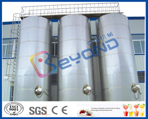สแตนเลสเหล็กการจัดเก็บนมเย็นไซโลถังราคา - Product Image 3