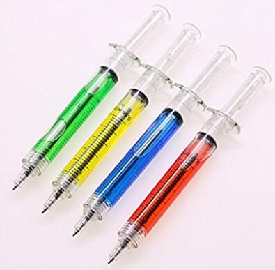 Шприц, шариковые ручки, привлекательные ручки для письма