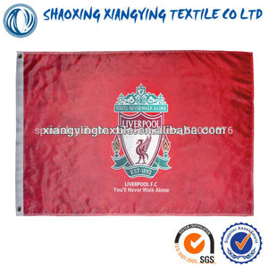 <span class=keywords><strong>Liverpool</strong></span> f. C equipo del club de la <span class=keywords><strong>bandera</strong></span> con el lema, usted va a caminar neaver impreso por sí solo en la <span class=keywords><strong>bandera</strong></span> por - Product Image 1