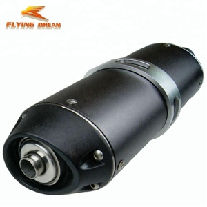 Pit Bike moto réducteur de bruit <span class=keywords><strong>DB</strong></span> tueur en alliage d'aluminium ovale 28mm 32mm 38mm silencieux d'échappement - Product Image 2