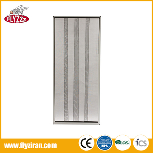 Profesional de nivel superior de poliéster negro manos libres acoplamiento mágico screen door magnética - Product Image 1