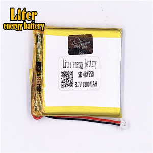 Plug 1.25-2 P 3.7 V 484550 1800 mah lipo battery Rechargeable solar li ion polymer lithium battery with PCM - Product Image 2