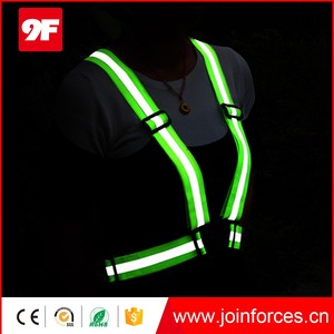 Chaleco de Seguridad Elástico con Color y Logotipo Personalizados, Reflectante ANSI Clase 2 para Correr y Ciclismo - Product Image 2