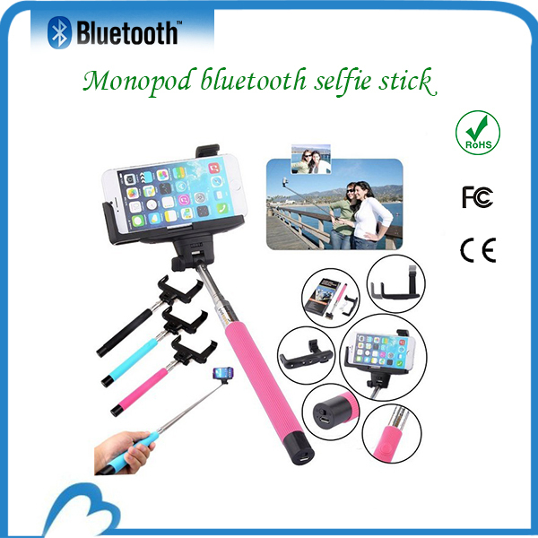 New Arrival mobile phone selfie bluetooth monopod