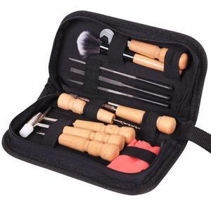 Kit de Reparación y Mantenimiento para Guitarra, <span class=keywords><strong>Ukelele</strong></span> y Bajo Raysen con Herramientas de Metal y Madera y Accesorios en Bolsa de Alta Calidad - Product Image 2