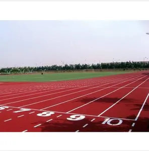 High Elasticity Track And Field Rubber Runway Shock Absorption EPDM Material