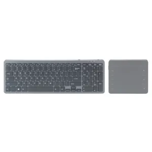 Multi devices wireless keyboard with separate mouse touch pad for key board