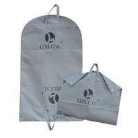 Funda para traje de hombre de tela no tejida de colores y plástico transparente