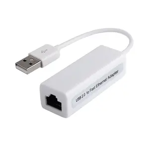 USB 2,0 a RJ45 tarjeta de red 10/100Mbps Lan adaptador/Adaptador USB a LAN para el ordenador portátil