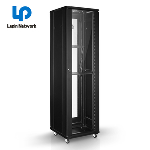 <span class=keywords><strong>Armoire</strong></span> <span class=keywords><strong>serveur</strong></span> <span class=keywords><strong>insonorisée</strong></span> noire 42U en acier, <span class=keywords><strong>armoire</strong></span> murale 18U avec porte vitrée, vente chaude à prix abordable de l'usine Ningbo Lepin - Product Image 2