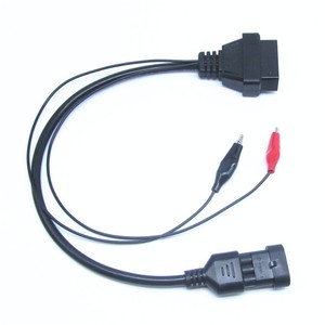 Fiat 3-poliger Fiat Alfa Lancia 3-poliger Stecker auf 16-poliger OBD2 OBDII-Adapter kabel Diagnose OBD/OBD2-Autoscanner-Werkzeugkabel