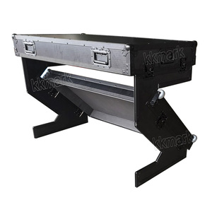 2019 KKMark Bàn Gấp Di Động Kiểu Z Bảng DJ Đứng Đường Bay Có Bánh Xe & Tay Cầm - Product Image 2