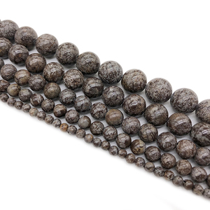 Perles de pierres <span class=keywords><strong>semi</strong></span>-précieuses naturelles, marron, flocons de neige, <span class=keywords><strong>pour</strong></span> la <span class=keywords><strong>fabrication</strong></span> de <span class=keywords><strong>bijoux</strong></span>, bracelet, (AB17107), livraison gratuite - Product Image 5