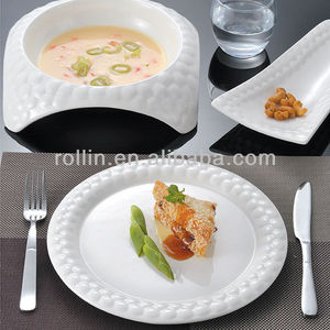 Meilleures ventes water cube série <span class=keywords><strong>blanc</strong></span> porcelaine de vaisselle gros - Product Image 1