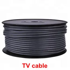 Cable de comunicación coaxial RG6 para cámara cctv, cable de TV RG6 de 1,02mm y 75ohm