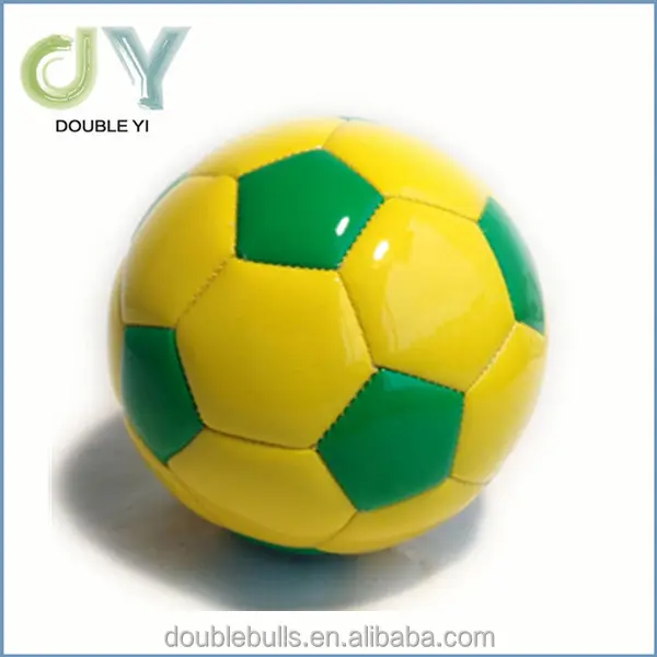 卸売明るい緑と黄色のサイズ2サッカーボール子供ベストセラーミニサッカーストレスボール