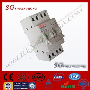 AC/DC disconnect switch Changeover Switch suitable for DIN Rail Mounting modular din rail changeover switch