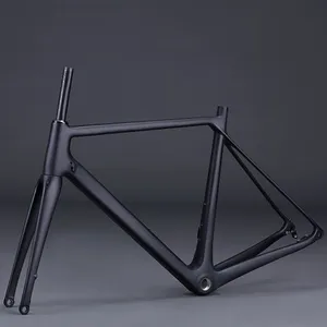 Apoyo pintura personalización road frameset camino telaio bici en carbonio disco de Marcos