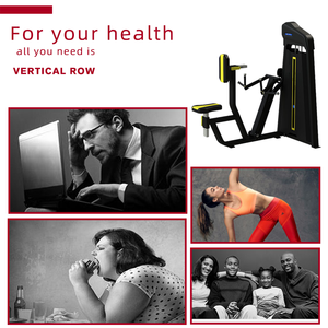 Commercial Use <strong>Seated</strong> Vertical <strong>Row</strong> <strong>Machine</strong> Pin Loaded Equipment <strong>Seated</strong> <strong>Horizontal</strong> <strong>Row</strong> <strong>Machine</strong> - Product Image 4