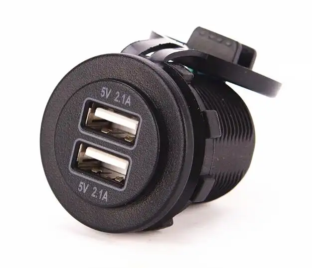 12V/24V 4.2A Waterproof USB Power Outlet