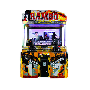 Hot Selling <span class=keywords><strong>Rambo</strong></span> 2 <span class=keywords><strong>Arcade</strong></span> Laser Shooting Gun Video Simulator Trò Chơi Coin Vận Hành Trò Chơi Máy Để Bán - Product Image 5