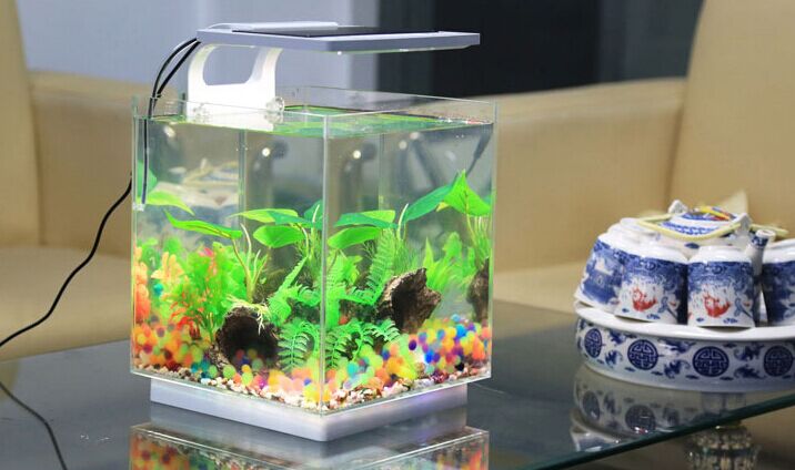 アクアリウム 水槽 置物 KISEER Clear Aquarium Glass Stone Bulk 1 LB Sea Glass Beads Gems Marbles Pebb | KEWAYO 水槽 オブジェ 水槽飾り 水槽内アクセサリー