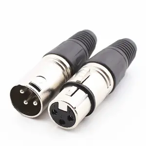 고품질 3pin Canon XLR 잭 마이크 연결관