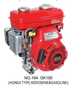 Cópia de honda tipo, querosene motor gk100, saleável no mercado da índia