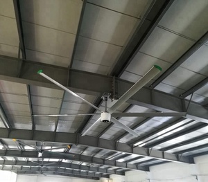 <span class=keywords><strong>Ventilateur</strong></span> de <span class=keywords><strong>plafond</strong></span> industriel HVLS de 16 pieds pour atelier, avec moteur, 6 pales en aluminium, 220V, garantie de 3 ans - Product Image 4