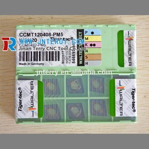 Varios grados Walter herramienta de giro inserta, Original Walter CNC herramientas de torneado insertos CCMT120408-PM5 WAK20 - Product Image 1