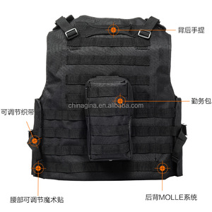 Gilet tactique Molle réglable pour femmes hommes tir en plein air avec pochette - Product Image 3