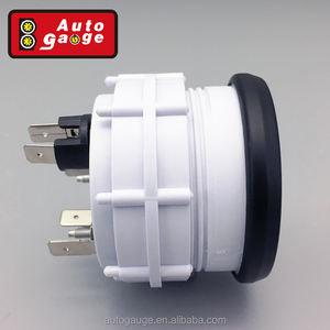 Manomètre de la température d'huile électrique, 52mm, 12 V, avec visage blanc et jante noire, manomètre, pour voiture - Product Image 4