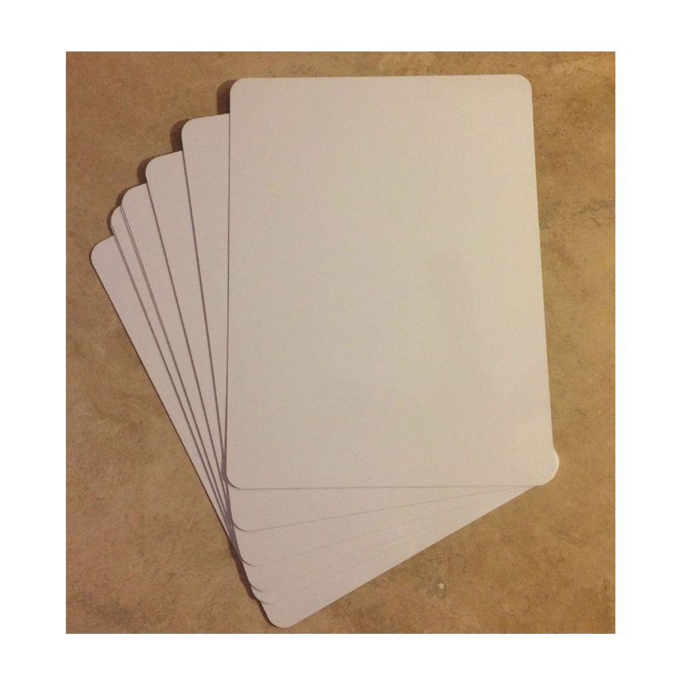 2021 белая сублимационная алюминиевая заготовка DaLiJia 4x2,5 дюйма без отверстий RC(SA-D827)