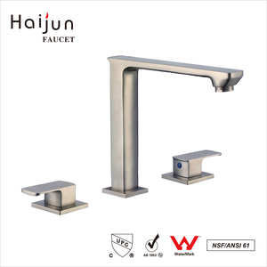 Jujiajun lavabo à 3 trous, usine chinoise, lavabo d'eau autrichien, robinet <span class=keywords><strong>mitigeur</strong></span> à <span class=keywords><strong>double</strong></span> poignée - Product Image 4