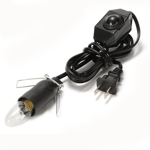 US/UK/AU/EU cắm Muối đèn điện dây với 1m 1.2m 1.5m 1.8m 2m dây Dimmer chuyển đổi E12/E14 ổ cắm chủ điện cáp - Product Image 1