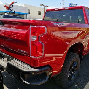 ABS כרום אביזרי רכב אחורי זנב אור כיסוי לקצץ קישוט עבור שברולט סילברדו HD 2019 2020 - Product Image 6