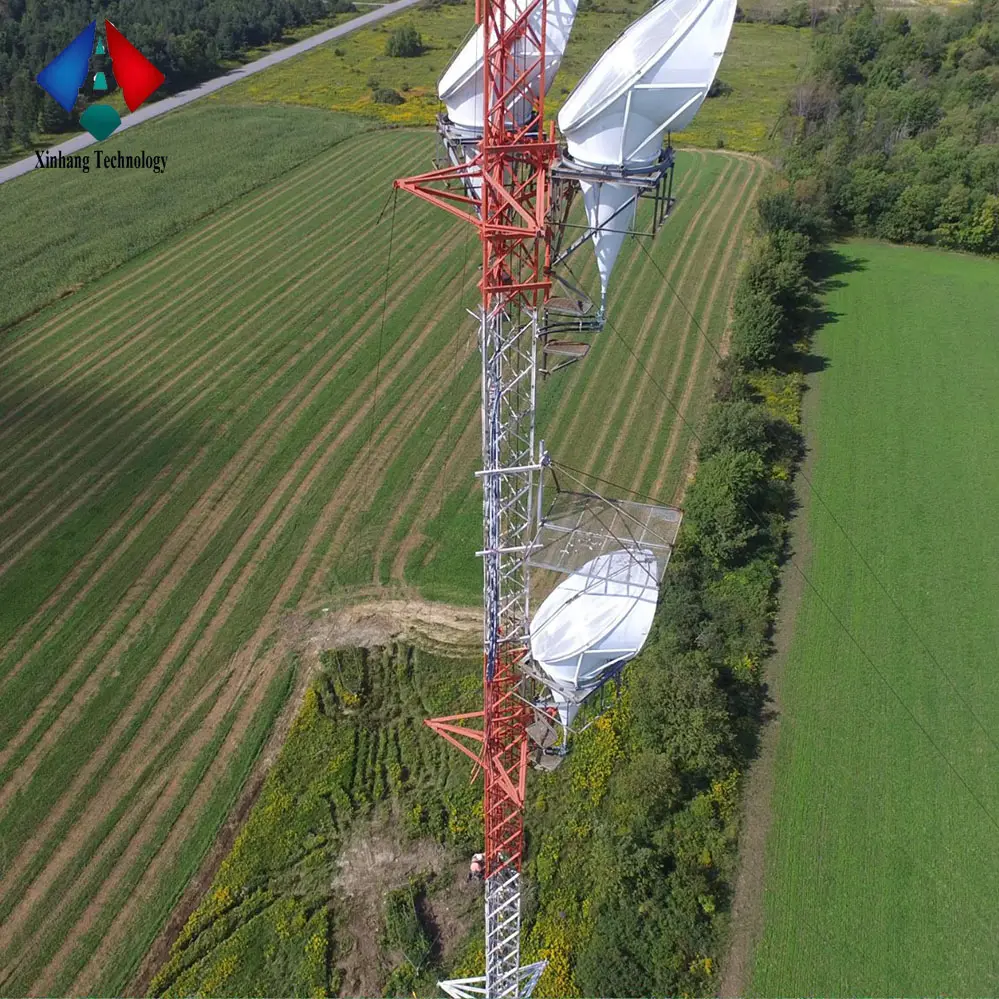 Antena de telecomunicação guyed mast torre