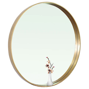 Engineering Hotel Project <strong>Mirror</strong> Modern Luxury Hotel Bathroom Decorative Antique Gold <strong>Round</strong> <strong>Wall</strong> <strong>Mirror</strong> - Product Image 1