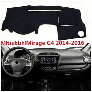 Taijs Factory Polyester Fiber左と右Autoダッシュボード用Mitsubishi Mirage 2014-2016