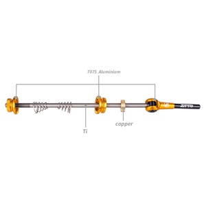 ZTTO Xe Đạp MTB Road Bike QR Ti Skewers Siêu Nhẹ 9 Mét 5 Mét Phát Hành Nhanh 100 135 Hub Trọng Lượng Nhẹ Trục 1 Cặp - Product Image 2