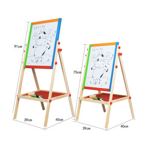 لوح رسم خشبي جديد بتصميم مخصص عالي الجودة للأطفال قابل للطي - Product Image 2