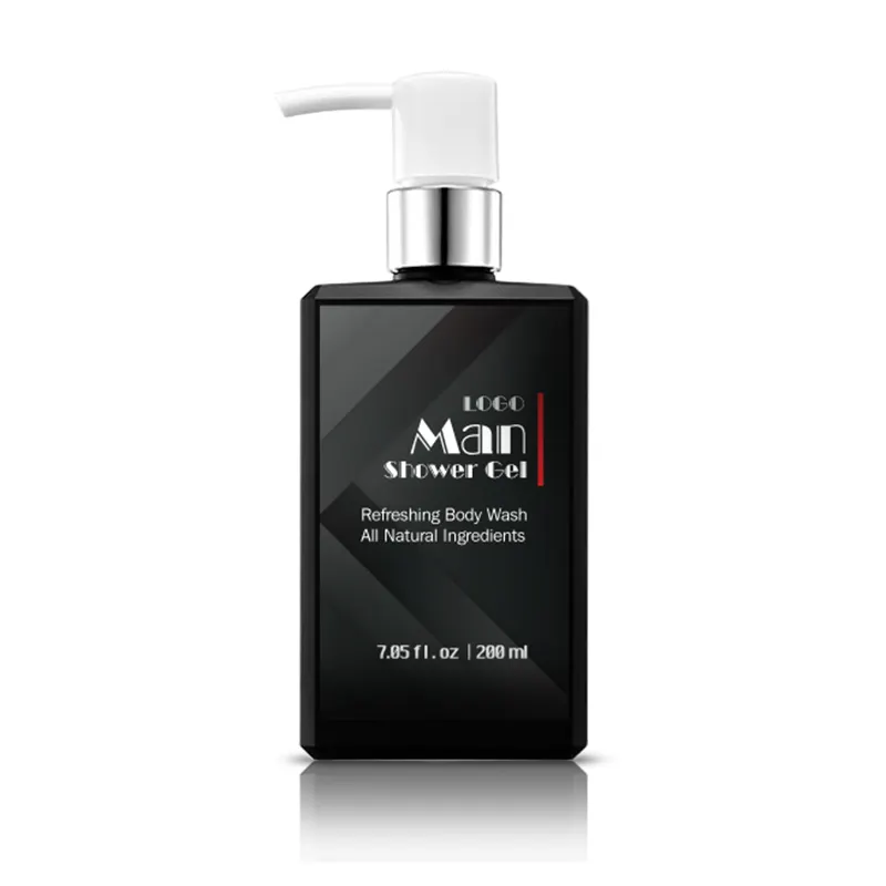OEM/ODM Private Label Man Shower Gel 200ml wash skin whitening