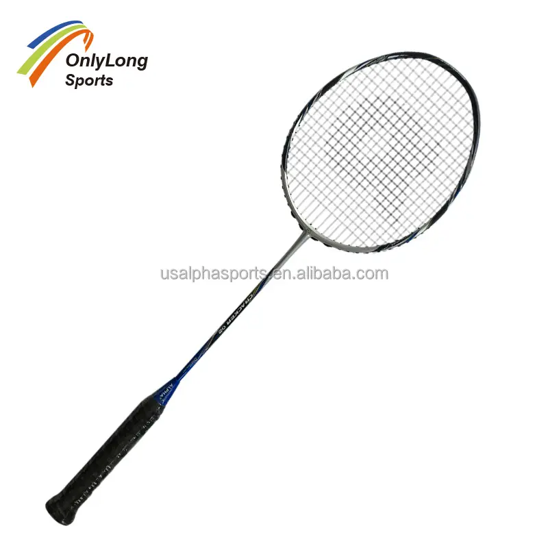 Hoge-Kwaliteit Badminton Racket Met 30T Carbon Fiber + 80% Geweven Weave