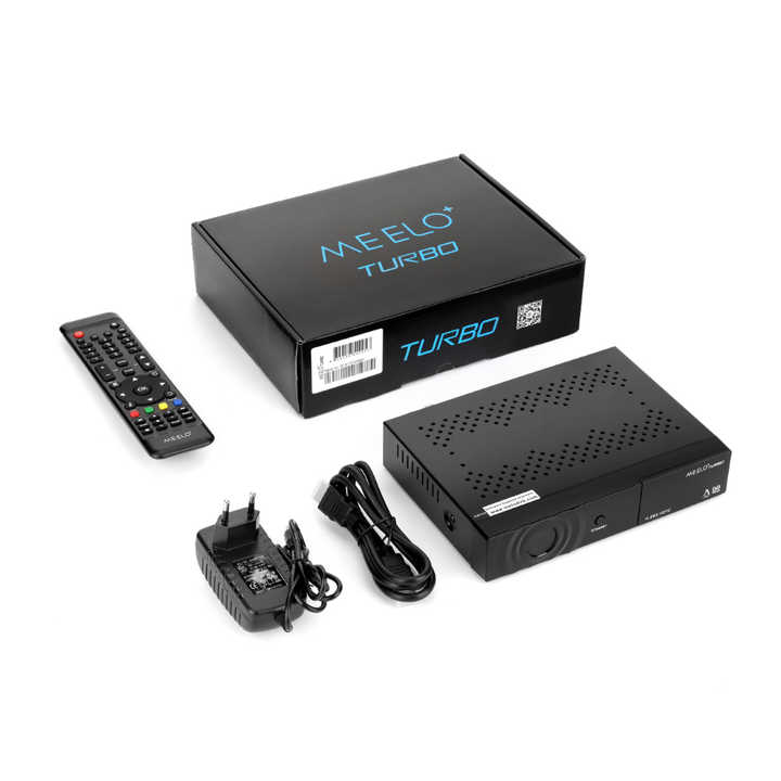MEELO+ TURBO Enigma2 LINUX OS DVB-S2/T2/C TUNER AVS+ Linux IPTV BCM 73625 Satellite Receiver with Youtube IPTV WEBTV