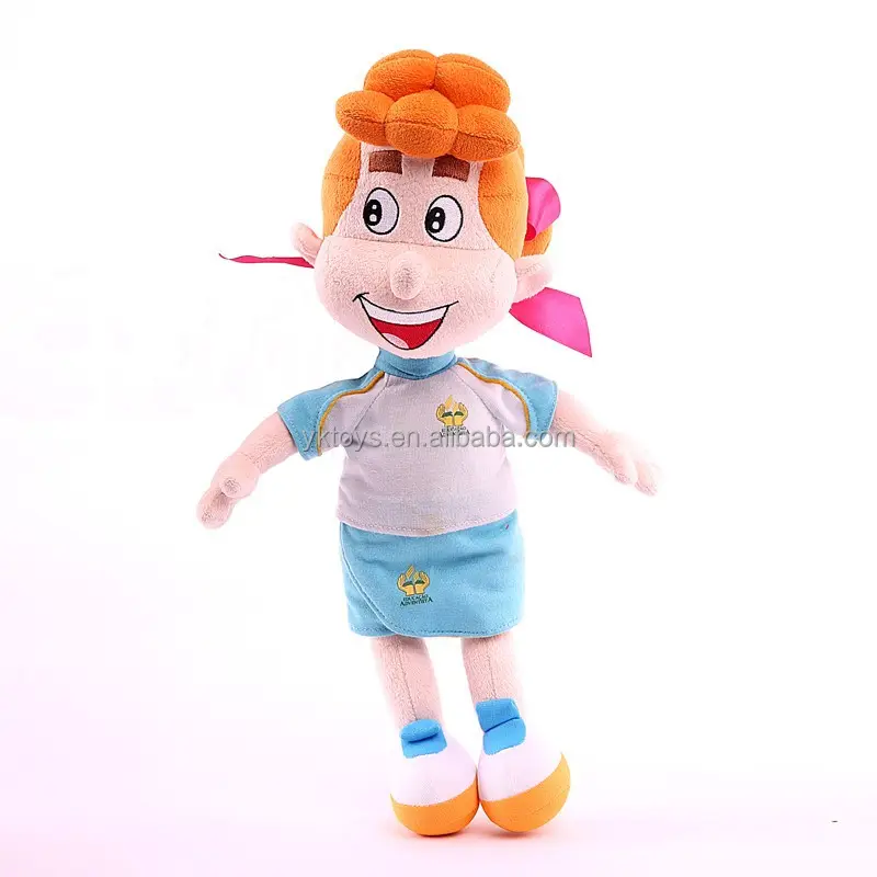 2019 New Style Stuffed Toy Happy Girl Plush Doll