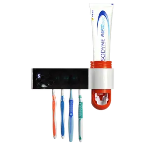 Hold 업 할 수 5 Toothbrushes 치약 디스펜서 을 포함하는 및 벽 마운트 칫 솔 치과 칫솔 홀더