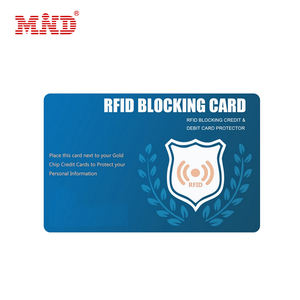 사용자 정의 인쇄 RFID 차단 카드 Personalizado 스마트 칩 - Product Image 2