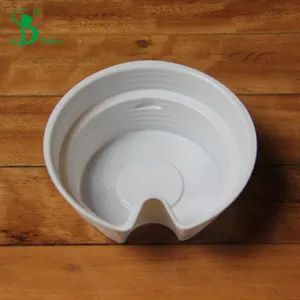 Cold Drink Paper Cup Cover Lid Clear White Plastic Container Customized PS Beverage Food Grade 8 Oz Plastic Butter Bowls Thebest