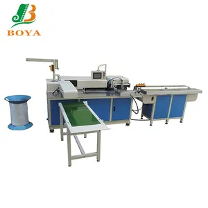 CE Được Phê Duyệt BOYA-010 Tự Động Hình Thành Ràng Buộc Đấm Machine đối với Kim Loại Dây Xoắn Ốc