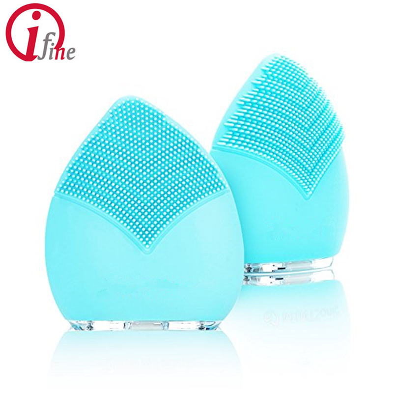 Sold on Amazon 2018 trend products initiation USB rechargeable Sonic facial cleanser for leather products Beauty